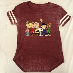 PEANUTS Varsity Striped Tee